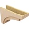 Ekena Millwork 10"W x 30"D x 20"H Classic Rivera Rough Cedar Woodgrain TimberThane Corbel, Primed Tan CORUR10X30X20RIVRCPR - alternate 2
